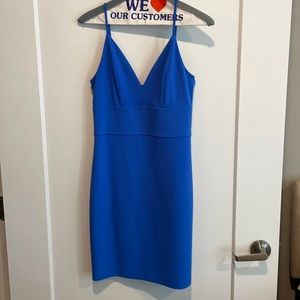 Blue cocktail dress
